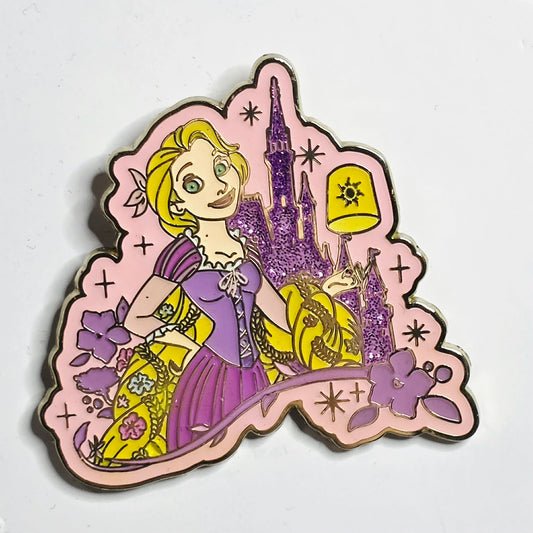 Tangled - Rapunzel - Disney Princesses with Glitter Castle Collection