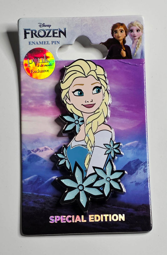 Frozen - Elsa - Facing Forward with Glitter Snowflakes