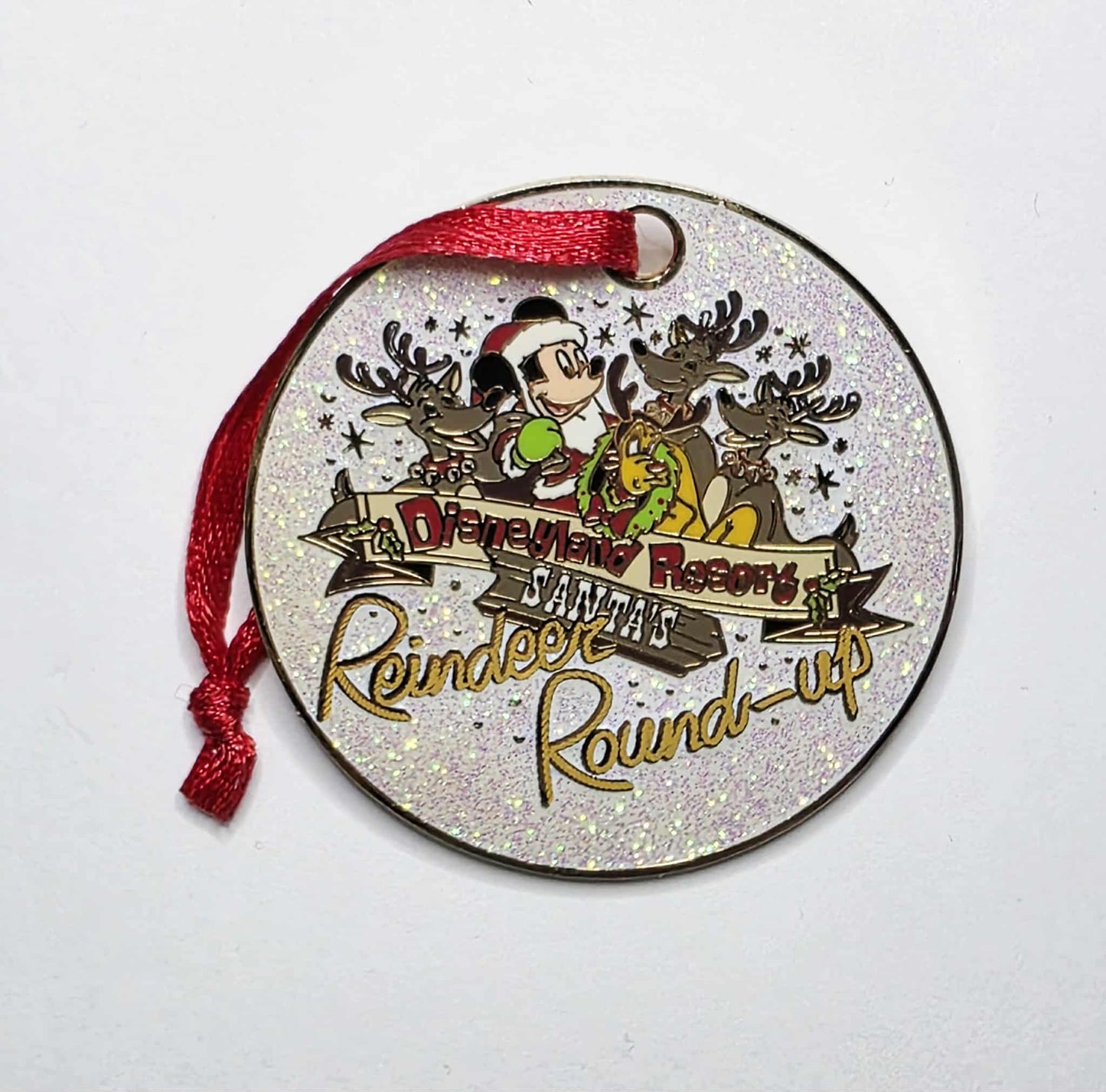 Mickey and reindeer for the "Santa's Reindeer Round-Up"