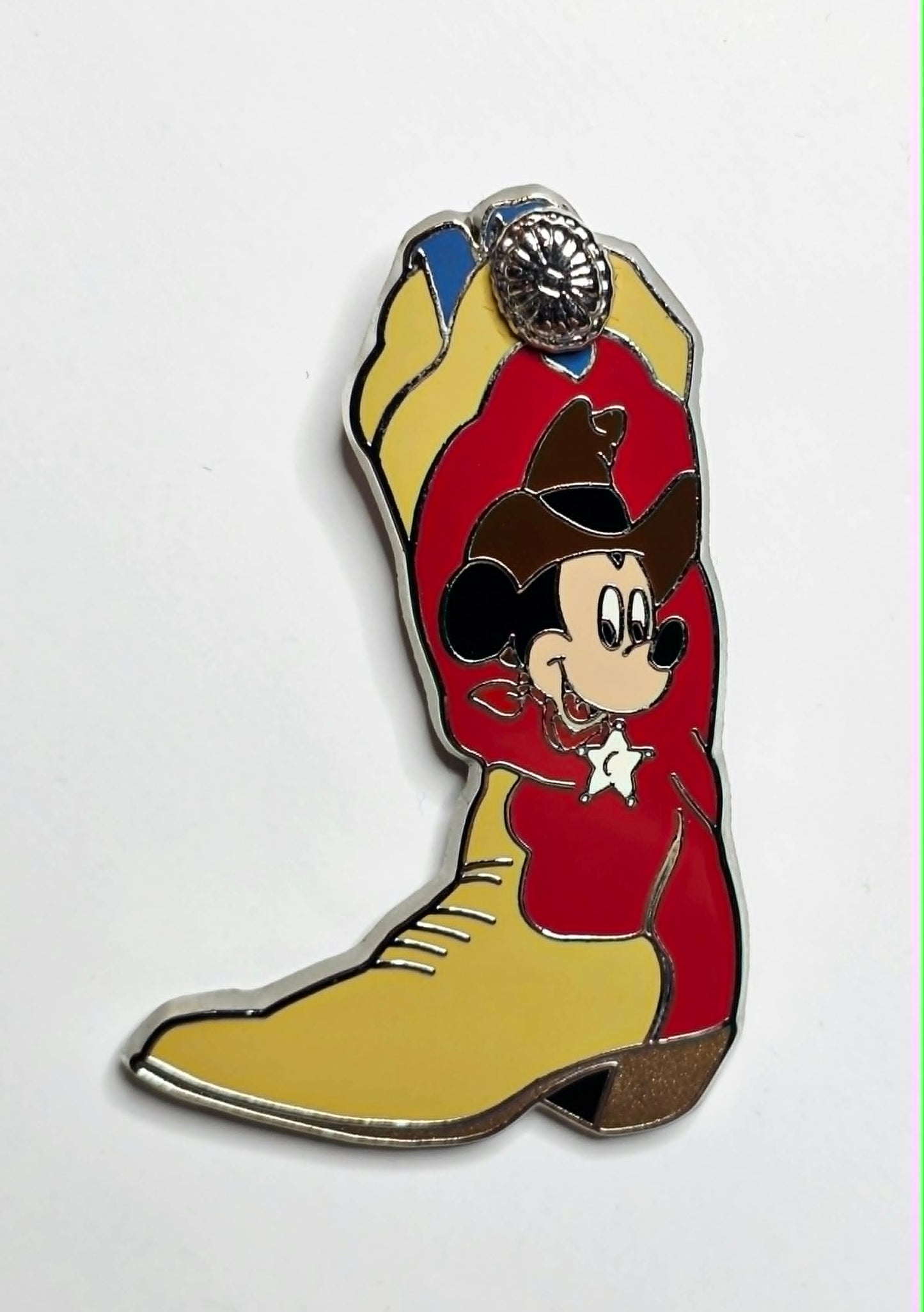 Disney Country Western Cowboy Boot Mickey Mouse Limited Edition
