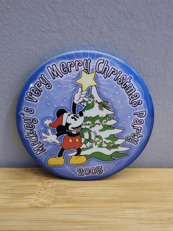 Button - Mickey's Very Merry Christmas Party 2003