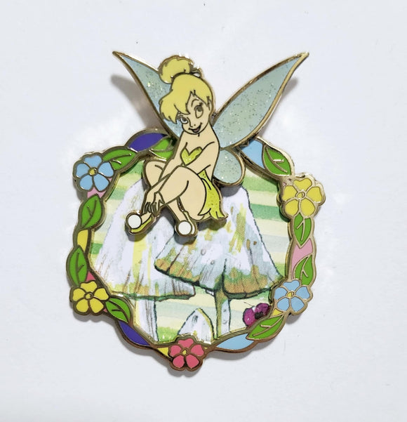 Tinkerbell Sitting on a Mushroom