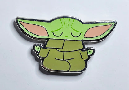 The Mandalorian The Child in Zen Yoga Pose Pin Limited Release 3 of 4