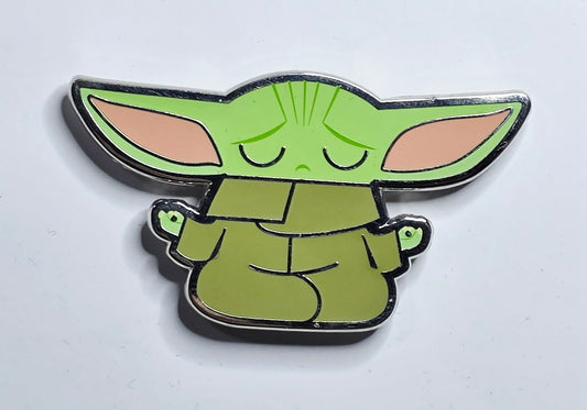 The Mandalorian The Child in Zen Yoga Pose Pin Limited Release 3 of 4