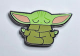 The Mandalorian The Child in Zen Yoga Pose Pin Limited Release 3 of 4