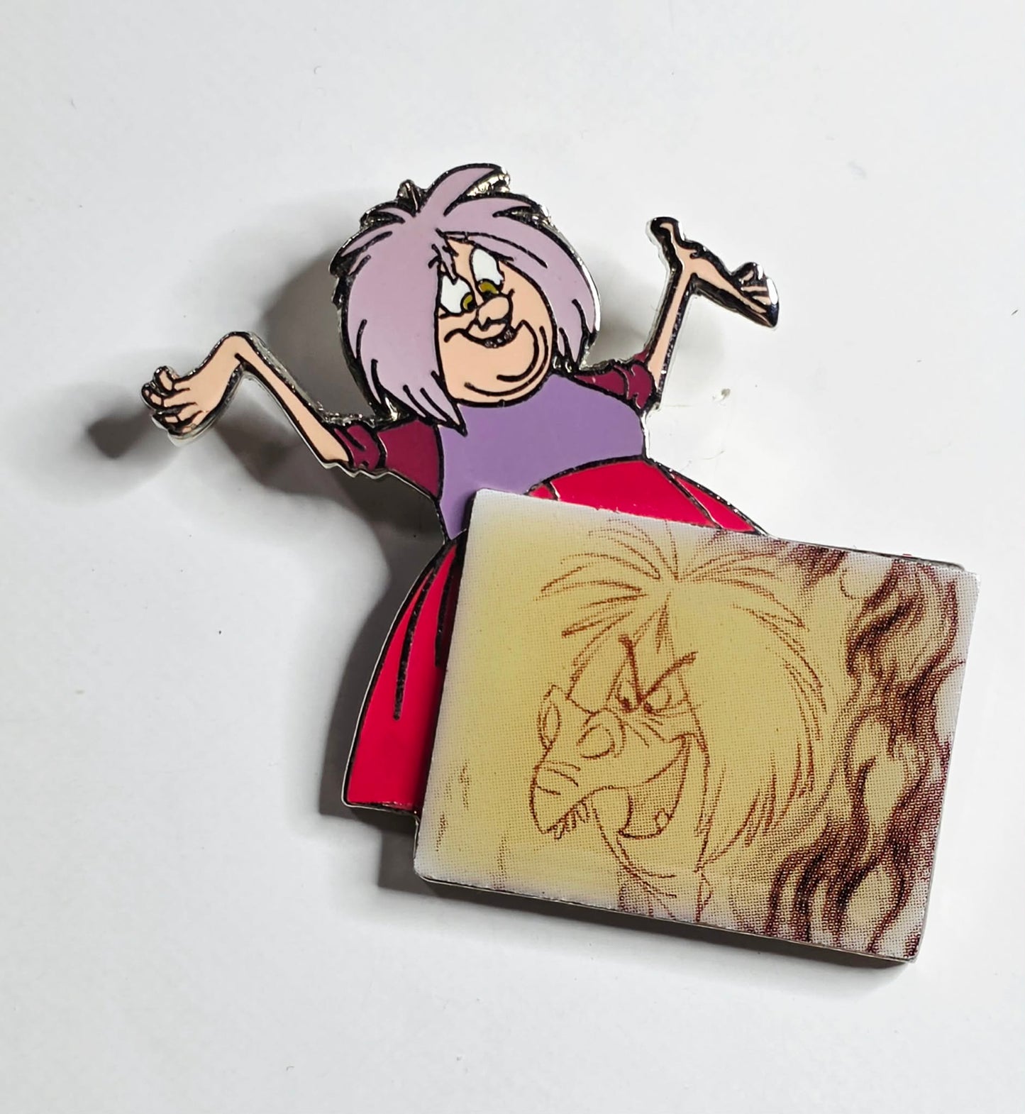 Villains Madam Mim pin from The Sword in the Stone