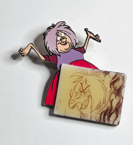 Villains Madam Mim pin from The Sword in the Stone