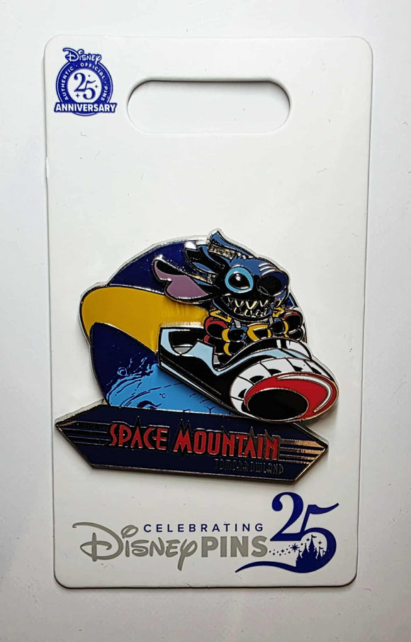 Stitch - Space Mountain - 25 years of Pin Trading