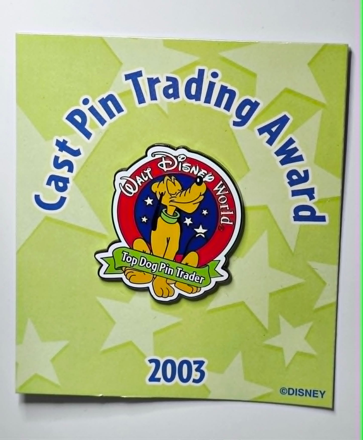 Pluto - Cast Pin Trading Award - Top Dog Pin