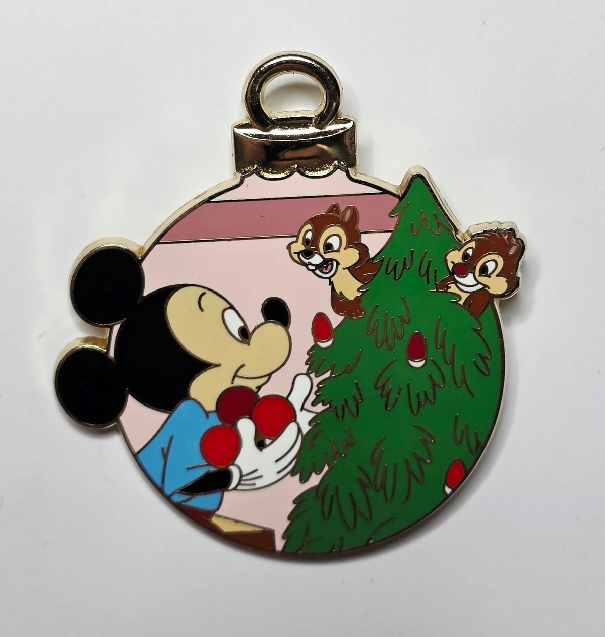 Pluto's Christmas Tree - Mickey with Chip and Dale in Christmas Tree