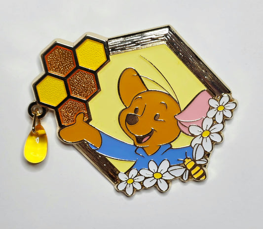 Winnie the Pooh -  Roo Honeycomb Dangle Pin - Tokyo