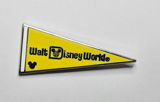 2010 Walt Disney World Hidden Mickey - yellow pennant