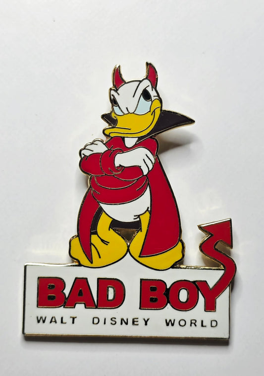 Donald Duck dressed as a devil - Bad Boy