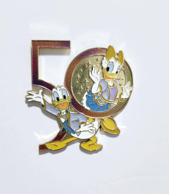 50th Anniversary WDW Donald and Daisy - No Backer