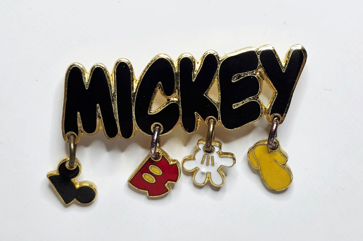 Mickey Name -  Body Parts Dangle