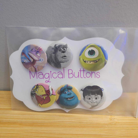 Monster's Inc - Buttons