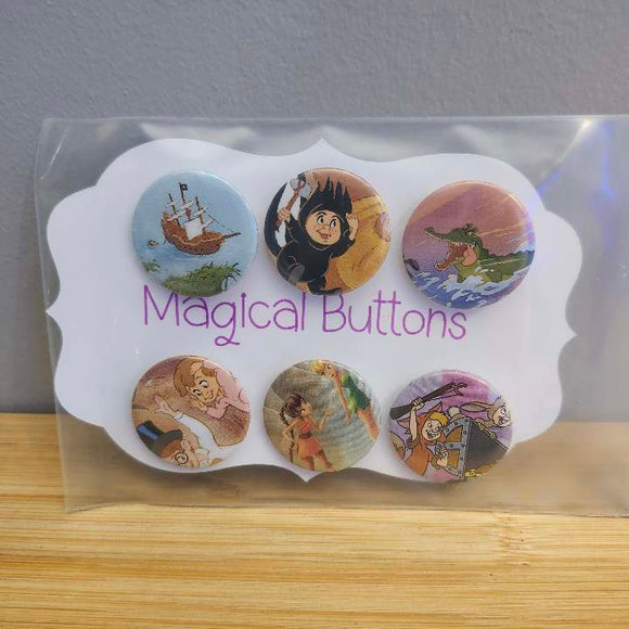 Peter Pan Buttons