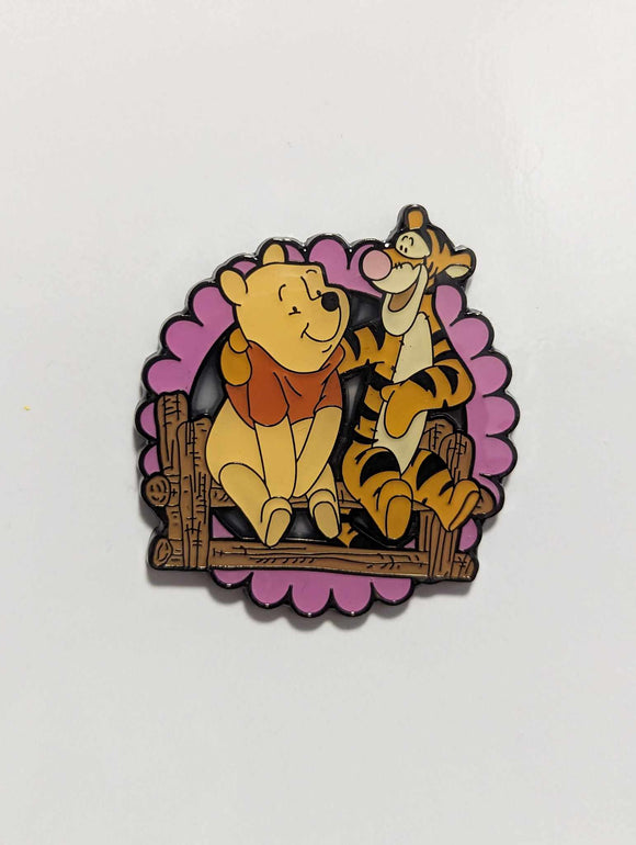 Winnie the Pooh - Pooh and Tigger stain glass