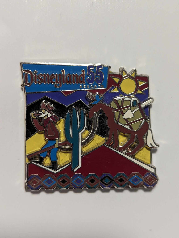 DISNEYLAND 55TH ANNIVERSARY 2010 CAST EXCLUSIVE RETRO PACK MULES LE 750 PIN