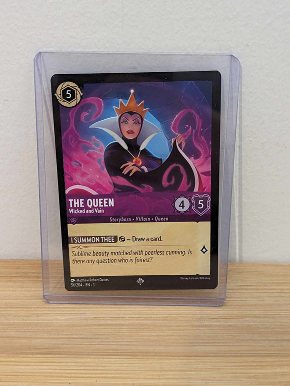 Lorcana Trading Card Game - The Queen - Wicked and Vain - The First Chapter (1)