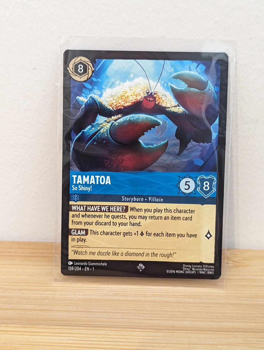 Lorcana Trading Card Game -Tamatoa - So Shiny! - The First Chapter (1 ...