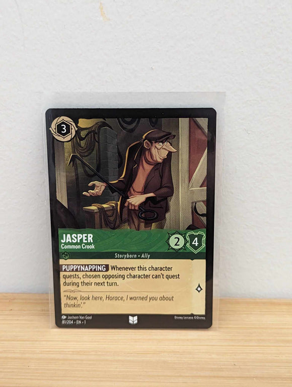 Lorcana Trading Card Game - Jasper - Common Crook - The First Chapter (1)