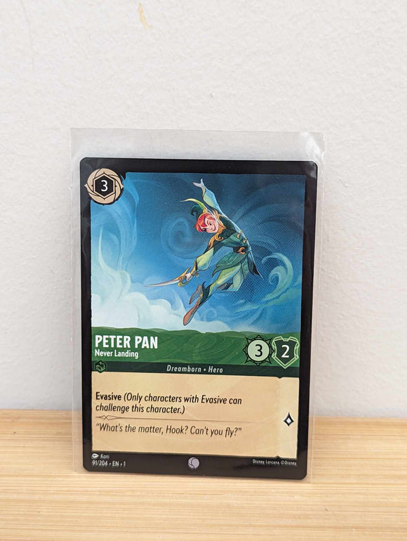Lorcana Trading Card Game -Peter Pan - Never Landing - The First Chapter (1)