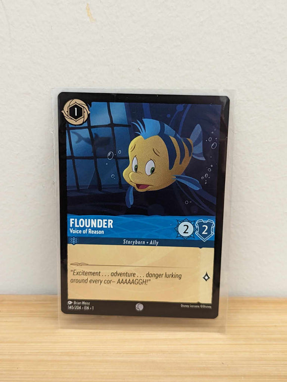 Lorcana Trading Card Game -Flounder - Voice of Reason - The First Chapter (1)