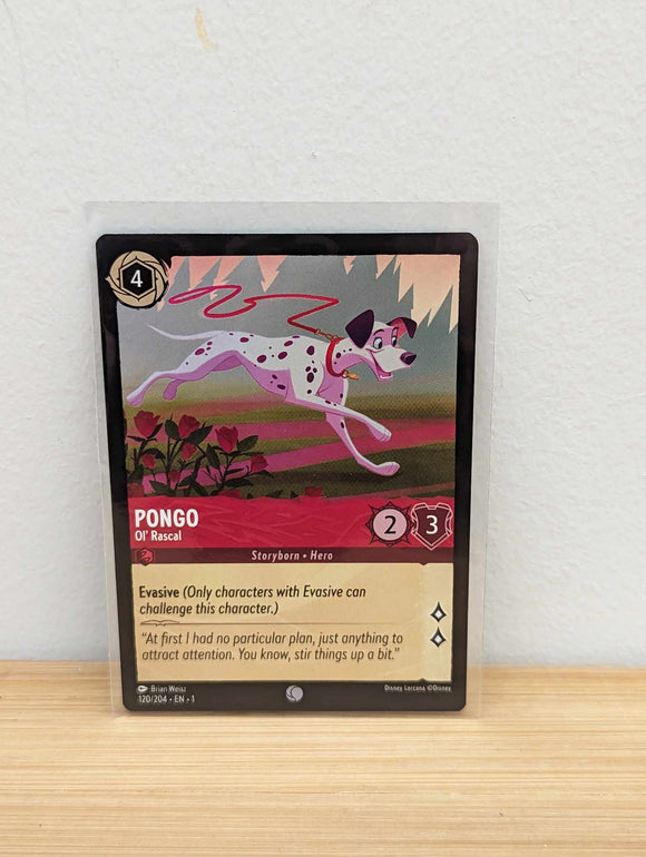 Lorcana Trading Card Game -Pongo - Ol' Rascal - The First Chapter (1)