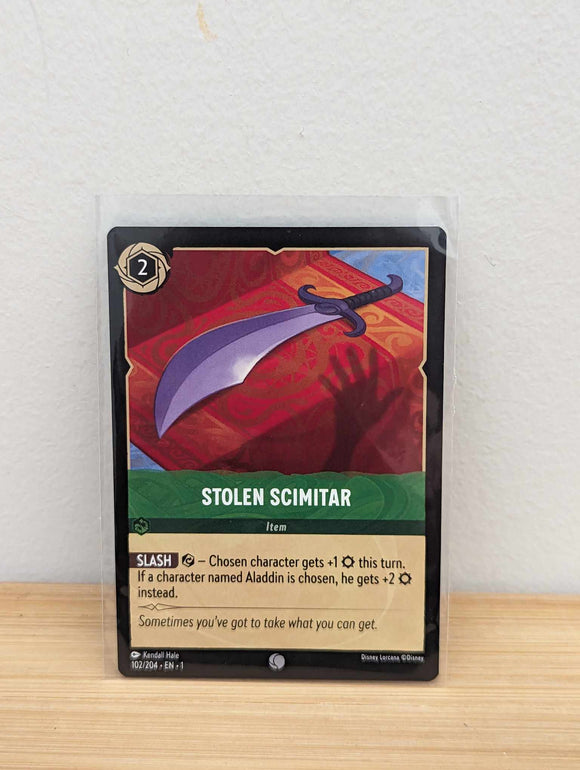 Lorcana Trading Card Game -Stolen Scimitar - The First Chapter (1)