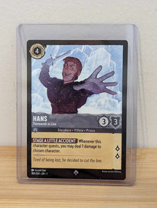 Lorcana Trading Card Game - Hans - Thirteenth in Line - The First Chapter (1)