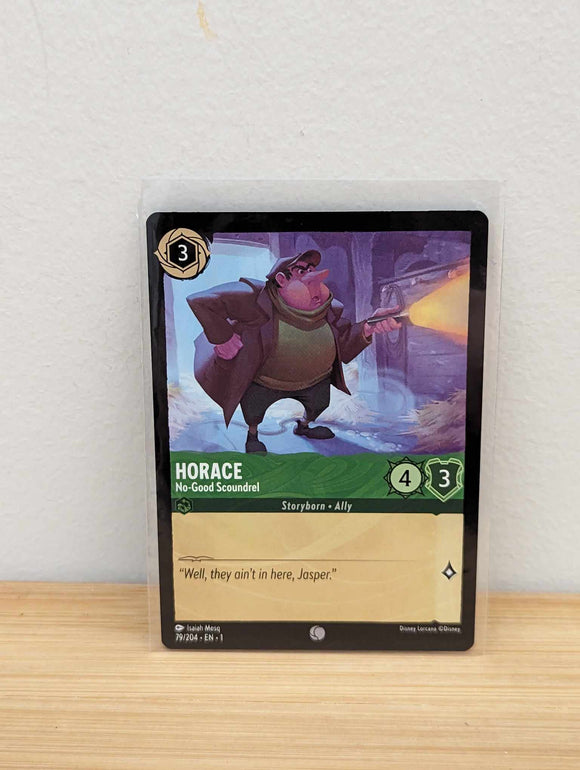 Lorcana Trading Card Game - Horace - No-Good Scoundrel - The First Chapter (1)