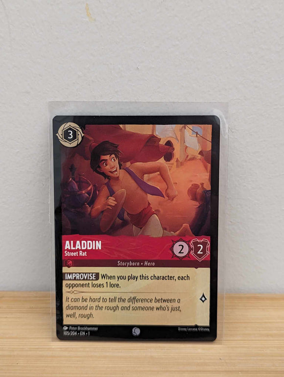 Lorcana Trading Card Game - Aladdin - Street Rat - The First Chapter (1)