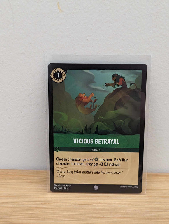 Lorcana Trading Card Game - Vicious Betrayal - The First Chapter (1)