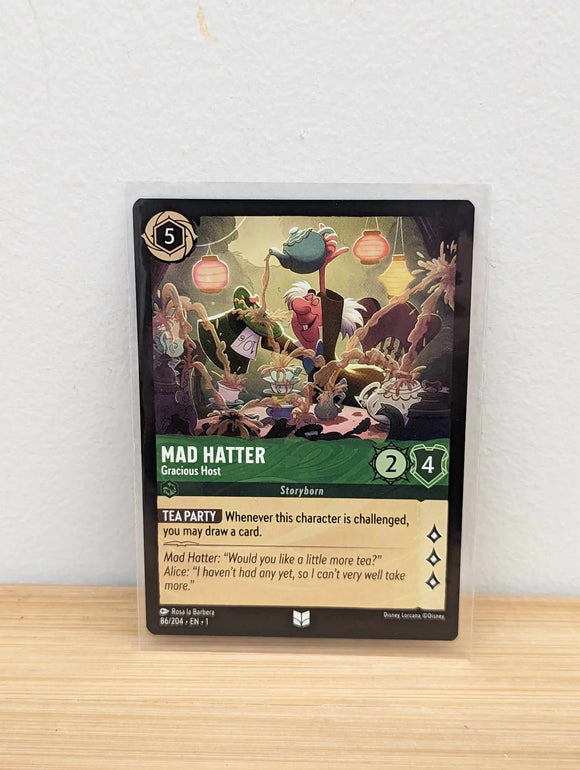 Lorcana Trading Card Game - Mad Hatter - Gracious Host - The First Chapter (1)