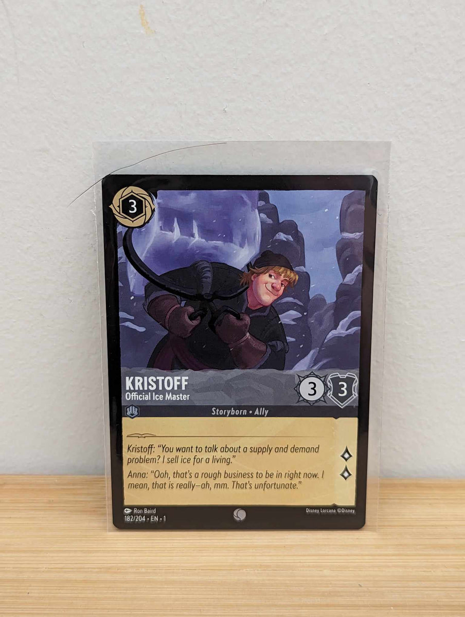 Lorcana Trading Card Game - Kristoff - Official Ice Master - The First ...