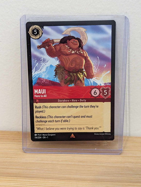 Lorcana Trading Card Game - Maui - Hero to All - The First Chapter (1)