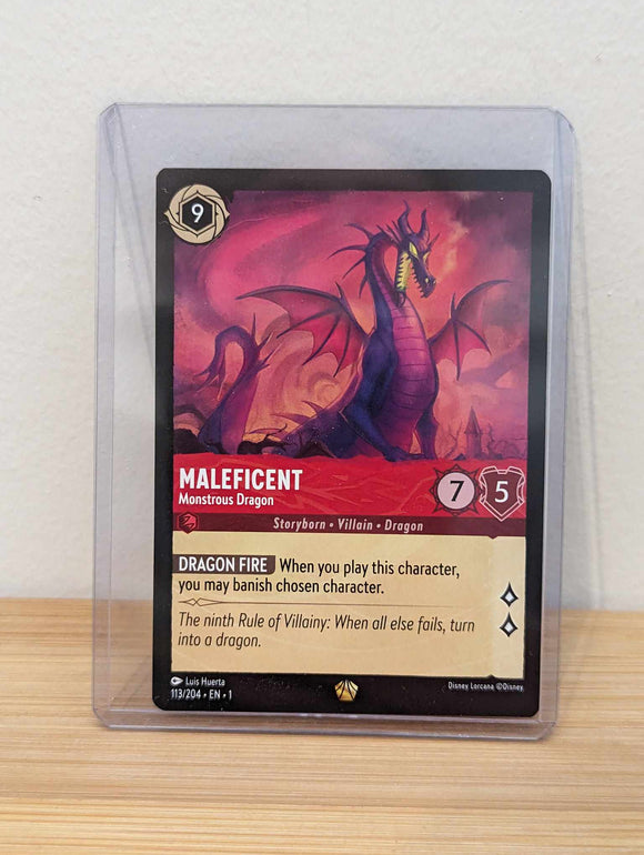 Lorcana Trading Card Game - Maleficent - Monstrous Dragon - The First Chapter (1)