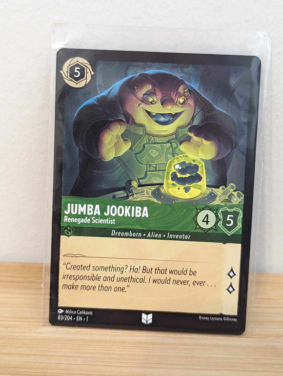 Lorcana Trading Card Game -Jumba Jookiba - Renegade Scientist - The First Chapter (1)