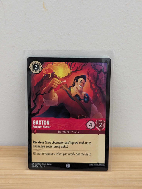 Lorcana Trading Card Game - Gaston - Arrogant Hunter - The First Chapter (1)