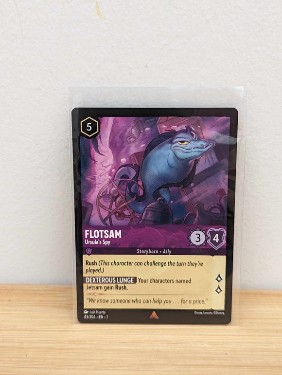 Lorcana Trading Card Game -Flotsam - Ursula's Spy - The First Chapter (1)