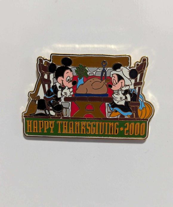 Mickey & Minnie Mouse Happy Thanksgiving - 2000