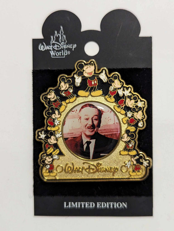 Walt Disney portrait with Mickey