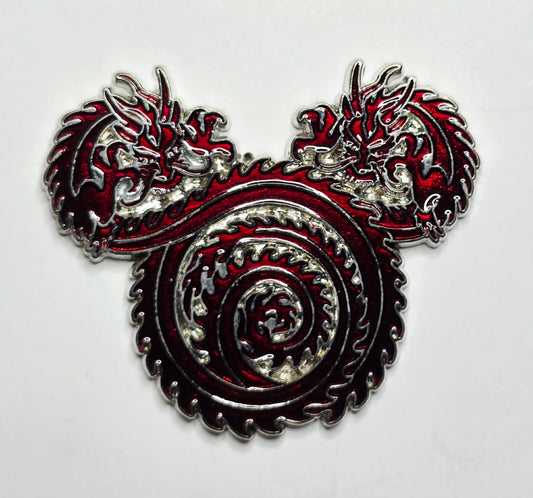 Disney Red Dragon Mickey Mouse