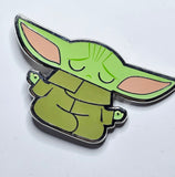 The Mandalorian The Child in Zen Yoga Pose Pin Limited Release 3 of 4