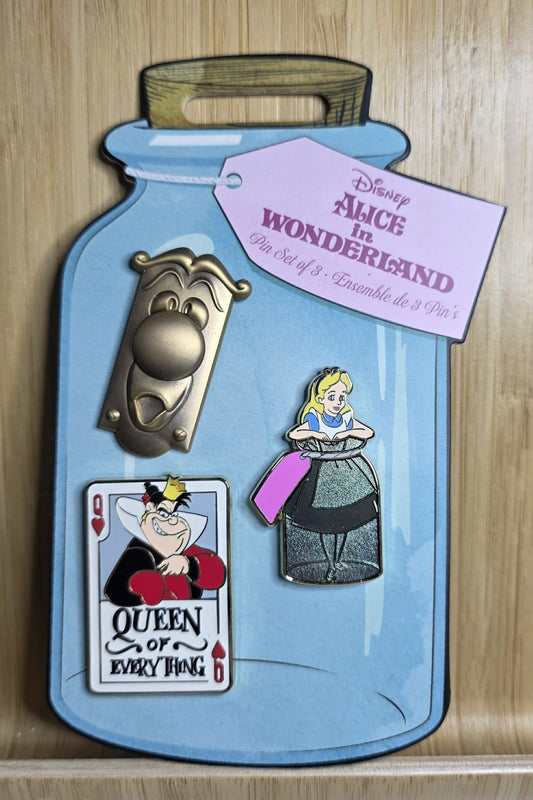 Alice in Wonderland - 3 pin set