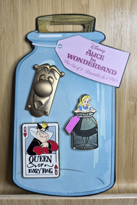 Alice in Wonderland - 3 pin set
