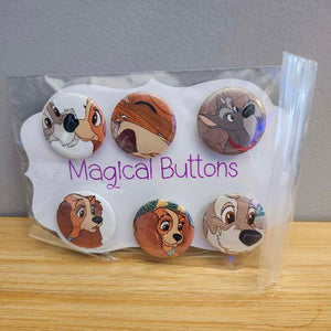 Lady and the Tramp Buttons