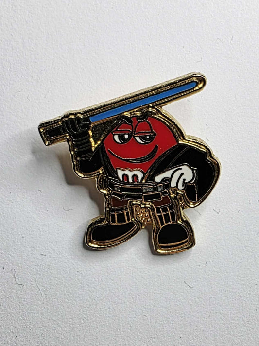 Star Wars - Red M and M character dressed as Luke Skywalker