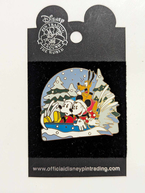 Mickey, Minnie, Pluto - Winter Fun